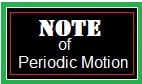 Note of Periodic Motion