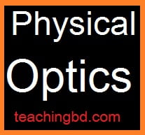 Physical Optics