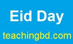 Write A Paragraph: Eid Day